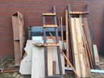 Hout gratis, Doe-het-zelf en Verbouw, Hout en Planken, Ophalen, Gebruikt, 50 mm of meer, Balk