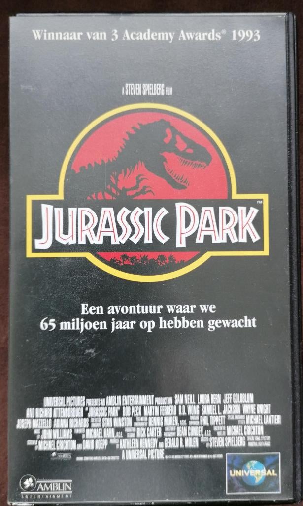 Videoband VHS Jurassic Park, Cd's en Dvd's, VHS | Film, Alle leeftijden, Ophalen of Verzenden, Zo goed als nieuw, Science Fiction en Fantasy