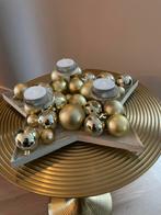 Mooie kerstster met waxines, Ophalen of Verzenden, Zo goed als nieuw