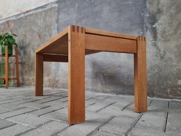 Vintage Deens Design Salontafel | Eiken Koffie Bijzet Tafel  beschikbaar voor biedingen