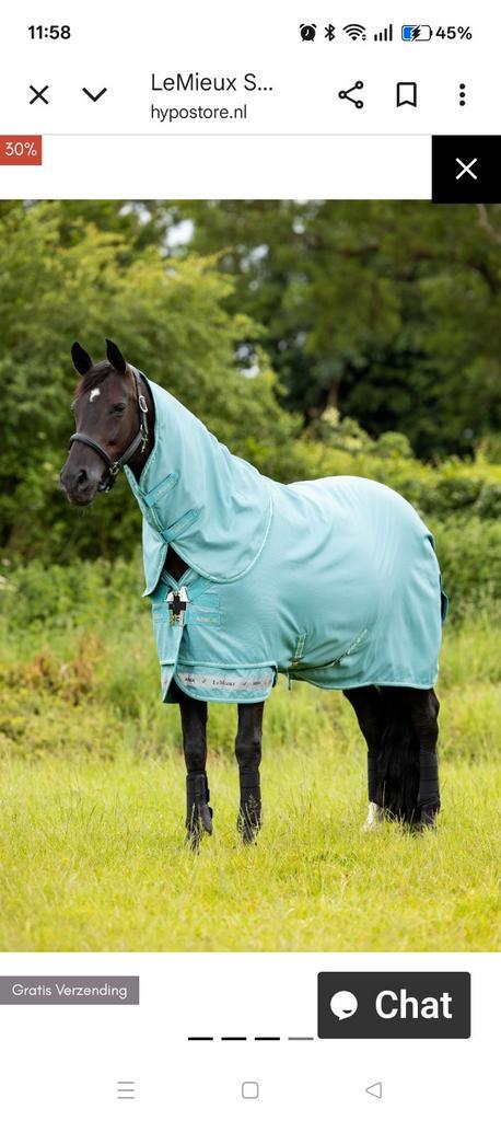 Lemieux Arika 0 grams Lagoon, Dieren en Toebehoren, Paarden en Pony's | Dekens en Dekjes, Nieuw, Deken, Ophalen