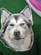Strijkapplicatie SYBERISCHE HUSKY, Ophalen of Verzenden, Nieuw, Overige applicaties