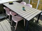 Tuintafel groot, Tuin en Terras, Tuintafels, Kunststof, Gebruikt, Rechthoekig, Ophalen