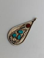 T964 Prachtige zilveren Navajo hanger Billy Bettony, Sieraden, Tassen en Uiterlijk, Overige voorstellingen, Ophalen of Verzenden