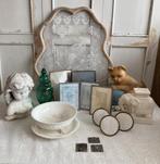 Brocante glazen potje - fotolijstjes - olifant - choco. mal, Antiek en Kunst, Ophalen of Verzenden