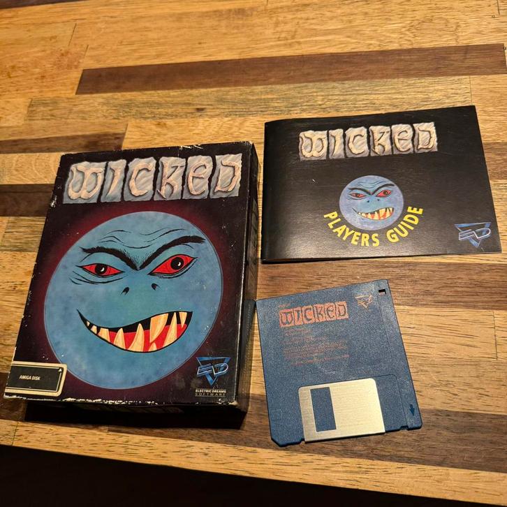 Wicked – Commodore Amiga – Electric Dreams / Binary Vision, Computers en Software, Vintage Computers, Ophalen of Verzenden