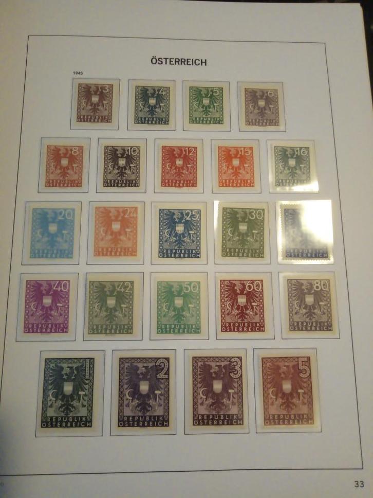 Oostenrijk 1945-1948 en 1954-1960 POSTFRIS, Postzegels en Munten, Postzegels | Europa | Oostenrijk, Postfris, Ophalen of Verzenden