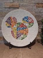 Disney Mickey mozaiek bord 30cm, Huis en Inrichting, Schaal, Rond, Nieuw, Ophalen of Verzenden