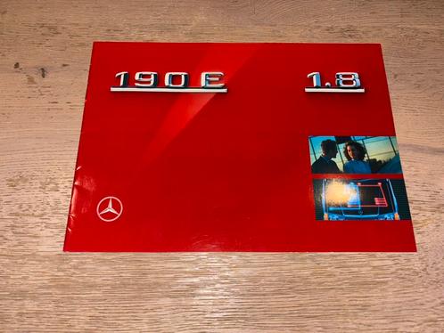 Folder Mercedes-Benz W201 (190E 1.8) 1990, Boeken, Auto's | Folders en Tijdschriften, Zo goed als nieuw, Mercedes, Ophalen of Verzenden