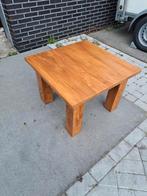 Teak houten tafel, Huis en Inrichting, Tafels | Bijzettafels, Ophalen, Zo goed als nieuw, X, 75 cm of meer