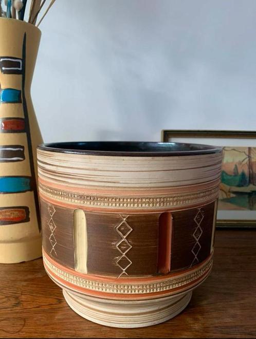 Bloempot Dümler & Breiden XL W. Germany vintage, Antiek en Kunst, Antiek | Keramiek en Aardewerk, Ophalen of Verzenden