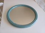 Vintage tiger spiegel rond nette staat, Minder dan 50 cm, Gebruikt, Ophalen of Verzenden, Minder dan 100 cm