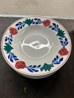 Boerenbont Antieke diepe borden, Antiek en Kunst, Antiek | Servies compleet, Ophalen of Verzenden