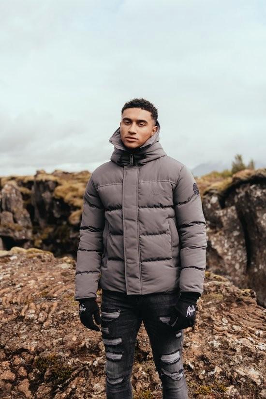 Malelions Men Porter Parka - Antraciet maat XL, Kleding | Heren, Jassen | Winter, Zo goed als nieuw, Maat 56/58 (XL), Grijs, Ophalen of Verzenden