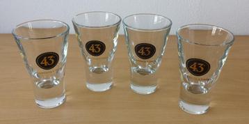 4 Tulpglazen Licor 43 / Cuarenta Y Tres - z.g.a.n.  beschikbaar voor biedingen