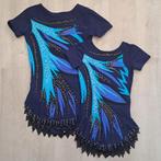 Te huur: Acro duo pakjes leotard mt S/M & 146/152, Sport en Fitness, Turnen, Blauw, Nieuw, Ophalen of Verzenden, Turnpak(je)