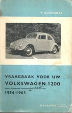 Vraagbaak Volkswagen Kever 1200, VW T1, Karmann Ghia 54'-63, Ophalen of Verzenden