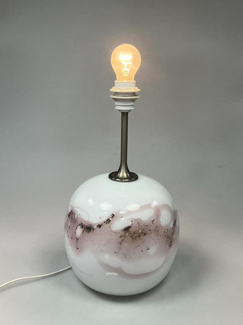 Vintage Holmegaard Tafellamp, Sakura, Michael Bang, Huis en Inrichting, Lampen | Tafellampen, Gebruikt, Minder dan 50 cm, Glas