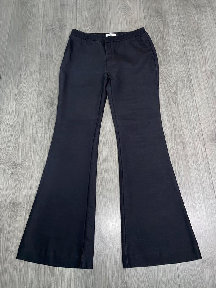 SUISTUDIO dames zwarte flare pantalon broek pants mt 40 R, Kleding | Dames, Broeken en Pantalons, Zo goed als nieuw, Maat 38/40 (M)