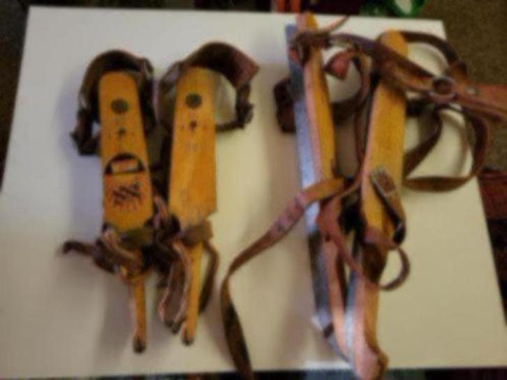 De echte oude Friesche Schaatsen. Doorlopers 2x, Antiek en Kunst, Curiosa en Brocante, Ophalen of Verzenden