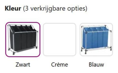 Wasmand wassorteerder 4 waszakken wasmanden GRATIS BEZORGD!, Huis en Inrichting, Badkamer | Badtextiel en Accessoires, Nieuw, Overige typen