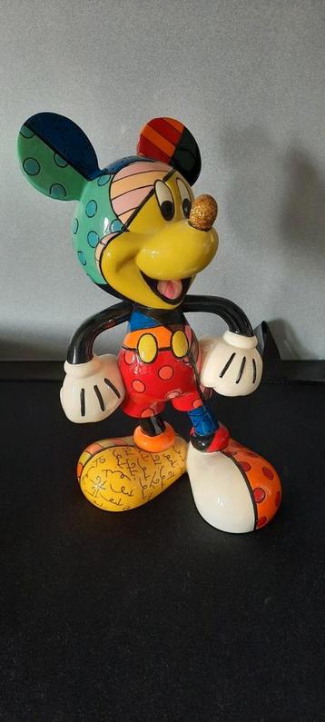 Disney beeldje Romero BRITTO Mickey, ca. 20 cm. hoog beschikbaar voor biedingen