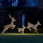 Complete Led Rendieren Familie 3 Stuks Voor Binnen & Buiten., Diversen, Kerst, Ophalen of Verzenden, Nieuw