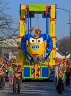 Carnavalskop voor carnavalswagen ram stormram, Ophalen