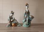 2 vintage/antiek chinese geisha figurines (mint staat), Ophalen