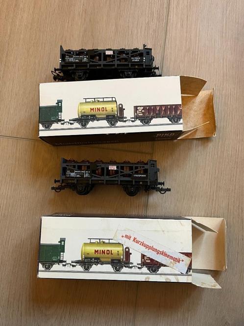 Piko H0 Zuurflessenwagons in ovp – 6454/0909 & 6454/0919, Hobby en Vrije tijd, Modeltreinen | H0, Zo goed als nieuw, Wagon, Gelijkstroom