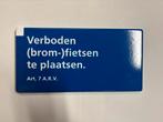 Emaille bord ns, Ophalen of Verzenden, Zo goed als nieuw, Trein, Overige typen