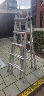 Gebruikte ladder / trap - Opvouwbaar, Gebruikt, Ophalen of Verzenden, Ladder, Opvouwbaar of Inschuifbaar
