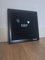 Pelgrim letterbord - zwart met witte letters, Ophalen of Verzenden, Zo goed als nieuw, Overige typen