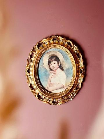 18DE EEUWSE PORTRET IN SIERLLIKE LIJSTEN beschikbaar voor biedingen