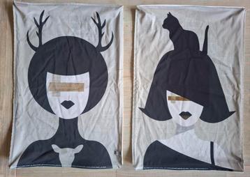 2 peesdoeken voor artframe beschikbaar voor biedingen