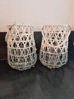 Decoratieve Windlichten voor Kaarsen/Waxinelichtjes, Ophalen of Verzenden, Zo goed als nieuw, Metaal, Grijs