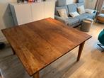 Unieke eiken eettafel , vierkant, 140x140 - 8 persoons, Huis en Inrichting, Tafels | Eettafels, 100 tot 150 cm, Vierkant, Ophalen of Verzenden
