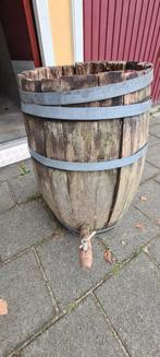 regenton gratis, Tuin en Terras, 150 liter of meer, Ophalen, Gebruikt, Hout