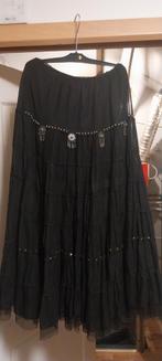 Zwarte lange zigeunerrok carnaval, Ophalen, Zo goed als nieuw, Carnaval
