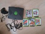 Xbox classic, incl. 5 spellen, Ophalen, Gebruikt, Met 1 controller