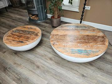 Salontafel Set - Rustiek & Modern beschikbaar voor biedingen