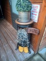 Gietijzeren oude potkachel houtkachel., Ophalen, Gebruikt, Houtkachel, Vrijstaand