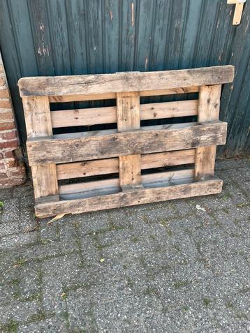 Europallet stookhout moestuinbak palletbank gratis beschikbaar voor biedingen