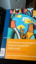 Handboek ontwerpgericht wetenschappelijk onderzoek, Verzenden, Zo goed als nieuw