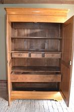 Prachtige strakke antieke eiken houten Louis Philippe kast., Antiek en Kunst, Verzenden