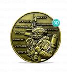 80 JAAR vrijheid coin, Ophalen of Verzenden, Landmacht, Nederland, Kunstobject