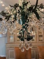 Groene Roest Kroonluchter - Eye-catcher!, Huis en Inrichting, Lampen | Kroonluchters, Ophalen, Gebruikt, Metaal