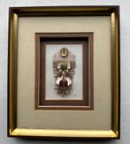 Vintage Tole Art ‘Piano Lesson’ Salisbury, ingelijst, Ophalen of Verzenden