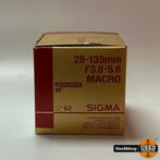 Sigma 28-135mm F3.8-5.6 Macro, Zo goed als nieuw