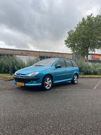 Peugeot 206 1.6 16V SW 2003 Blauw nieuwe apk!, Auto's, Voorwielaandrijving, 15 km/l, 4 cilinders, Blauw